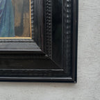 Antique Style Madonna Religious Painting, Framed Christian Sacred Art in Renaissance Style - Vintage Oil Painting - Arden Gallery
