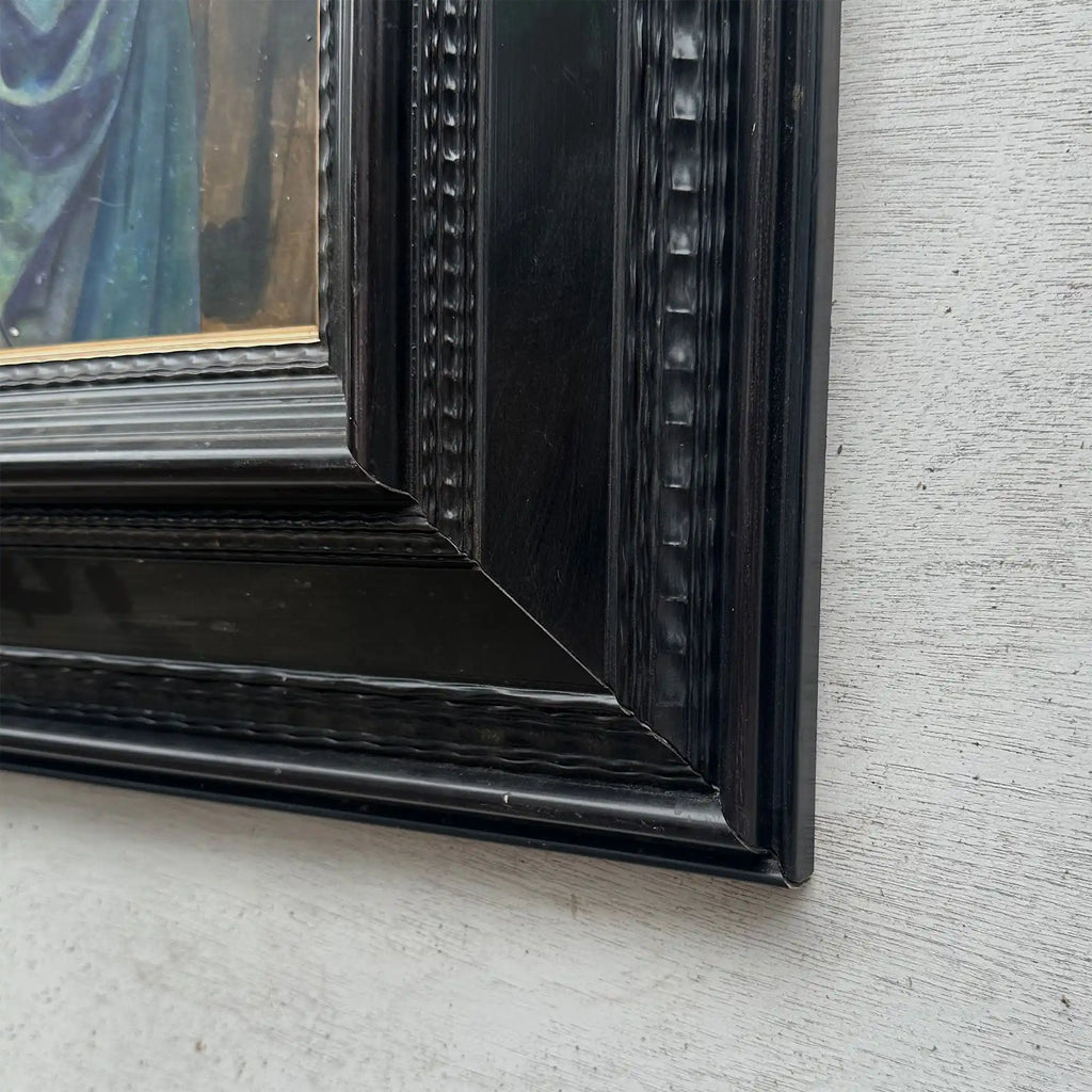 Antique Style Madonna Religious Painting, Framed Christian Sacred Art in Renaissance Style - Vintage Oil Painting - Arden Gallery
