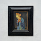 Antique Style Madonna Religious Painting, Framed Christian Sacred Art in Renaissance Style - Vintage Oil Painting - Arden Gallery
