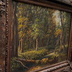 Classical European Woodland Painting, Rustic Forest Nature Landscape Art - Vintage Oil Painting - Arden Gallery
