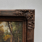 Classical European Woodland Painting, Rustic Forest Nature Landscape Art - Vintage Oil Painting - Arden Gallery