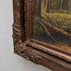 Classical European Woodland Painting, Rustic Forest Nature Landscape Art - Vintage Oil Painting - Arden Gallery