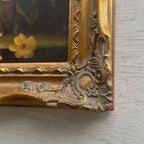 Floral Still Life with Bouquet | Vintage Oil Painting | Ornate Frame | 11.4×13.4in - Vintage Oil Painting - Arden Gallery