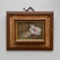 Hand-Painted Oil Painting – Original Artwork by Katsuyama, Period Original Frame Included - Vintage Oil Painting - Arden Gallery