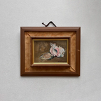 Hand-Painted Oil Painting – Original Artwork by Katsuyama, Period Original Frame Included - Vintage Oil Painting - Arden Gallery