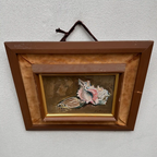 Hand-Painted Oil Painting – Original Artwork by Katsuyama, Period Original Frame Included - Vintage Oil Painting - Arden Gallery