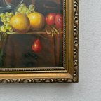 Vintage Still Life Hand-Painted Oil Painting | Mid-20th Century Artwork |  45x35cm