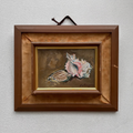 Hand-Painted Oil Painting – Original Artwork by Katsuyama, Period Original Frame Included