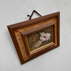 Hand-Painted Oil Painting – Original Artwork by Katsuyama, Period Original Frame Included