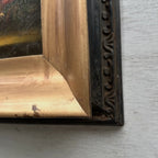 Original Framed Classical Floral Still Life Oil Painting, Vintage Flower Bouquet Art  (with Frame 37 x 42 cm ) - Vintage Oil Painting - Arden Gallery