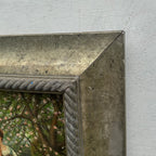 Original Hand Painted Vintage Figure Painting, Woman by the River Countryside Scene - Vintage Oil Painting - Arden Gallery