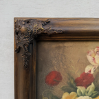 Original Vintage Floral Still Life Oil Painting, Classic Flower Bouquet Artwork 41 x 51 cm - Vintage Oil Painting - Arden Gallery