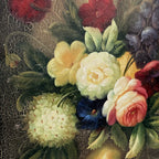 Original Vintage Floral Still Life Oil Painting, Classic Flower Bouquet Artwork 41 x 51 cm - Vintage Oil Painting - Arden Gallery