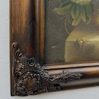Original Vintage Floral Still Life Oil Painting, Classic Flower Bouquet Artwork 41 x 51 cm - Vintage Oil Painting - Arden Gallery