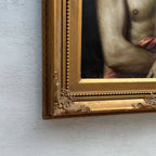 The Crown of Thorns | Vintage Religious Oil Painting | Ornate Gold Frame | 17.3×21.3in - Vintage Oil Painting - Arden Gallery