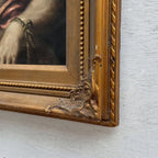 The Crown of Thorns | Vintage Religious Oil Painting | Ornate Gold Frame | 17.3×21.3in - Vintage Oil Painting - Arden Gallery