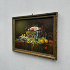 Vintage Still Life Hand-Painted Oil Painting | Mid-20th Century Artwork |  45x35cm - Vintage Oil Painting - Arden Gallery