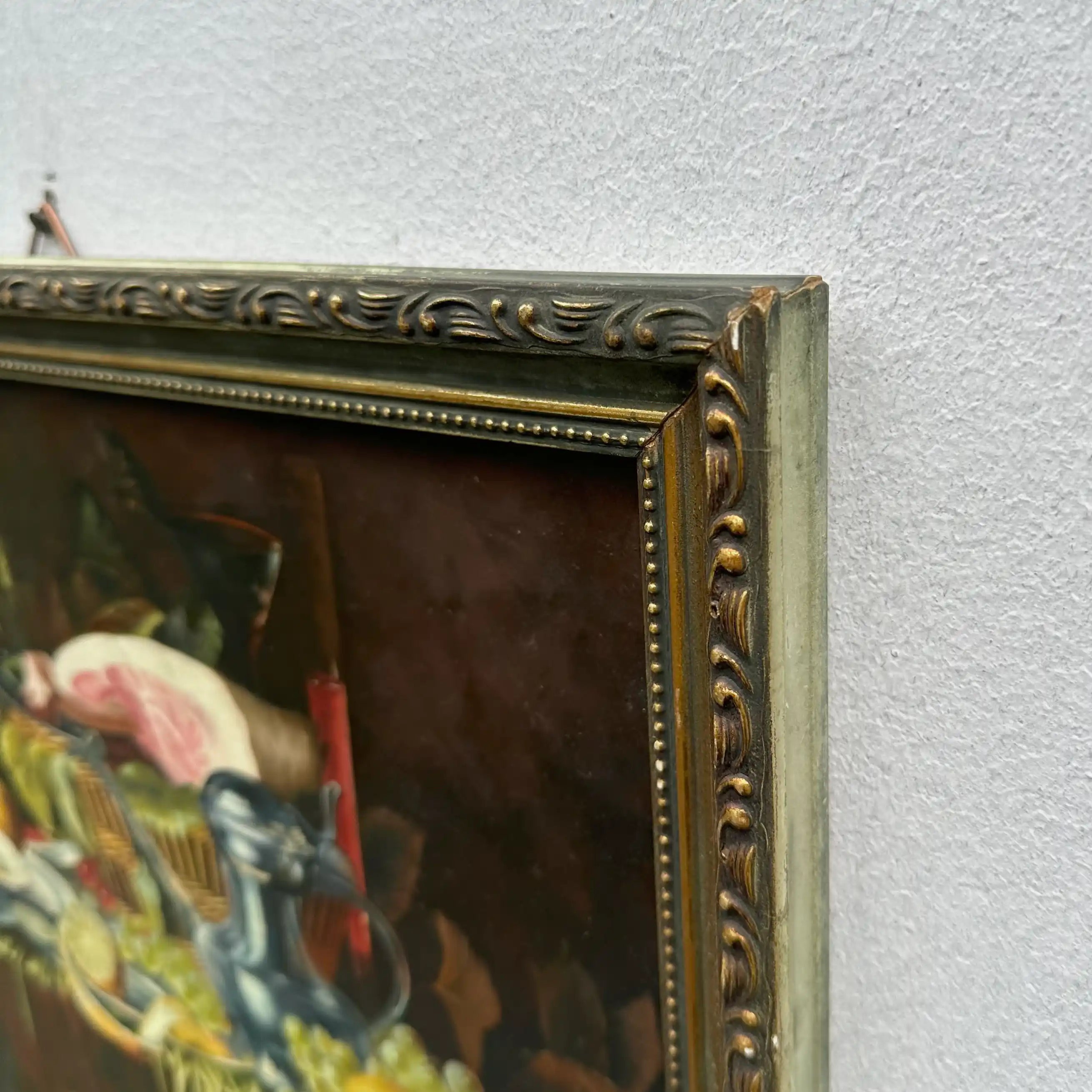 Vintage Still Life Hand-Painted Oil Painting | Mid-20th Century Artwork |  45x35cm - Vintage Oil Painting - Arden Gallery