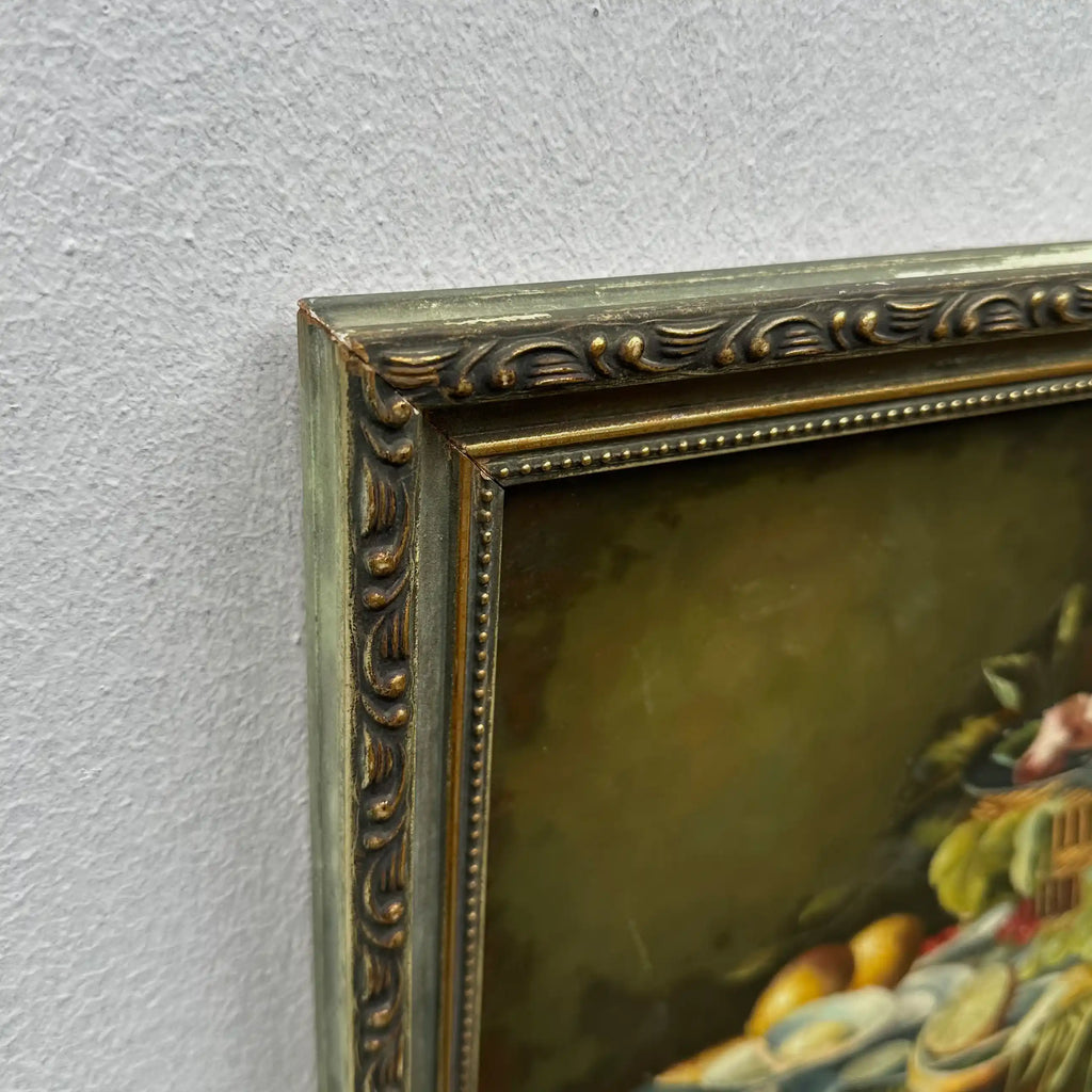 Vintage Still Life Hand-Painted Oil Painting | Mid-20th Century Artwork |  45x35cm - Vintage Oil Painting - Arden Gallery
