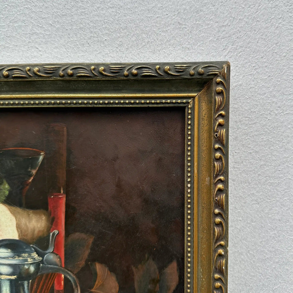 Vintage Still Life Hand-Painted Oil Painting | Mid-20th Century Artwork |  45x35cm - Vintage Oil Painting - Arden Gallery