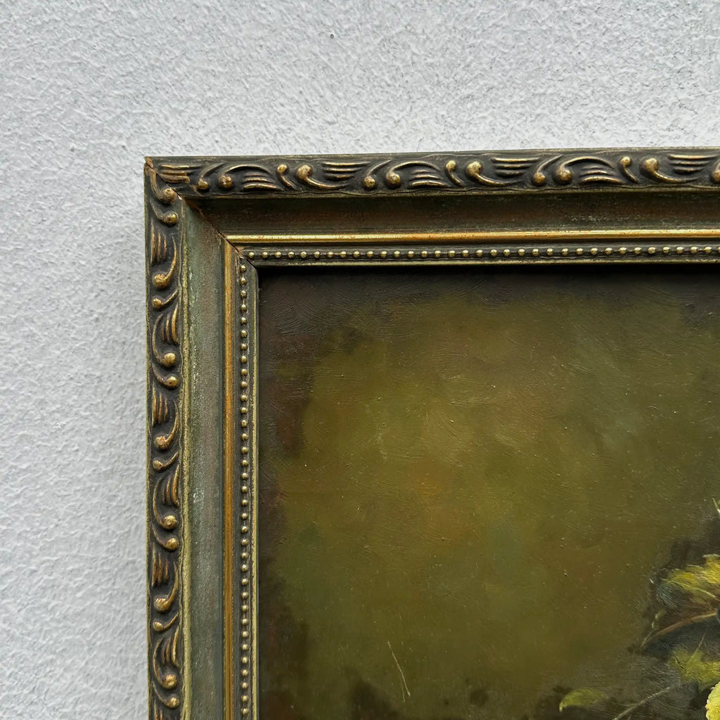 Vintage Still Life Hand-Painted Oil Painting | Mid-20th Century Artwork |  45x35cm - Vintage Oil Painting - Arden Gallery