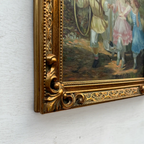 Warm Mother and Child Scene, European Vintage Portrait Art, Classical Figurative Oil Painting（15.0 × 18.9 in） - Vintage Oil Painting - Arden Gallery