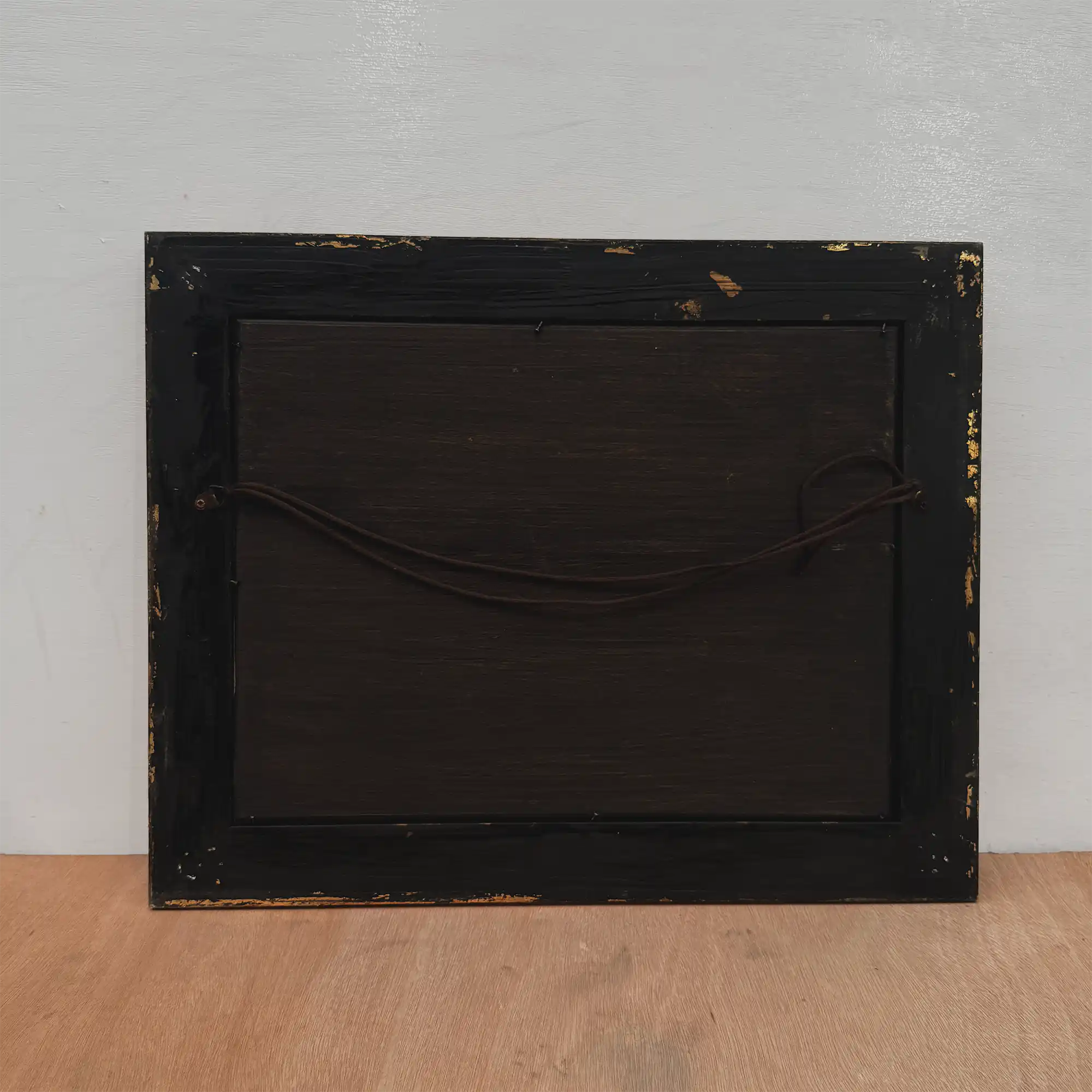 c.1960s Vintage European Alpine Landscape Oil Painting in Baroque Gold Gilt Frame - Vintage Oil Painting - Arden Gallery